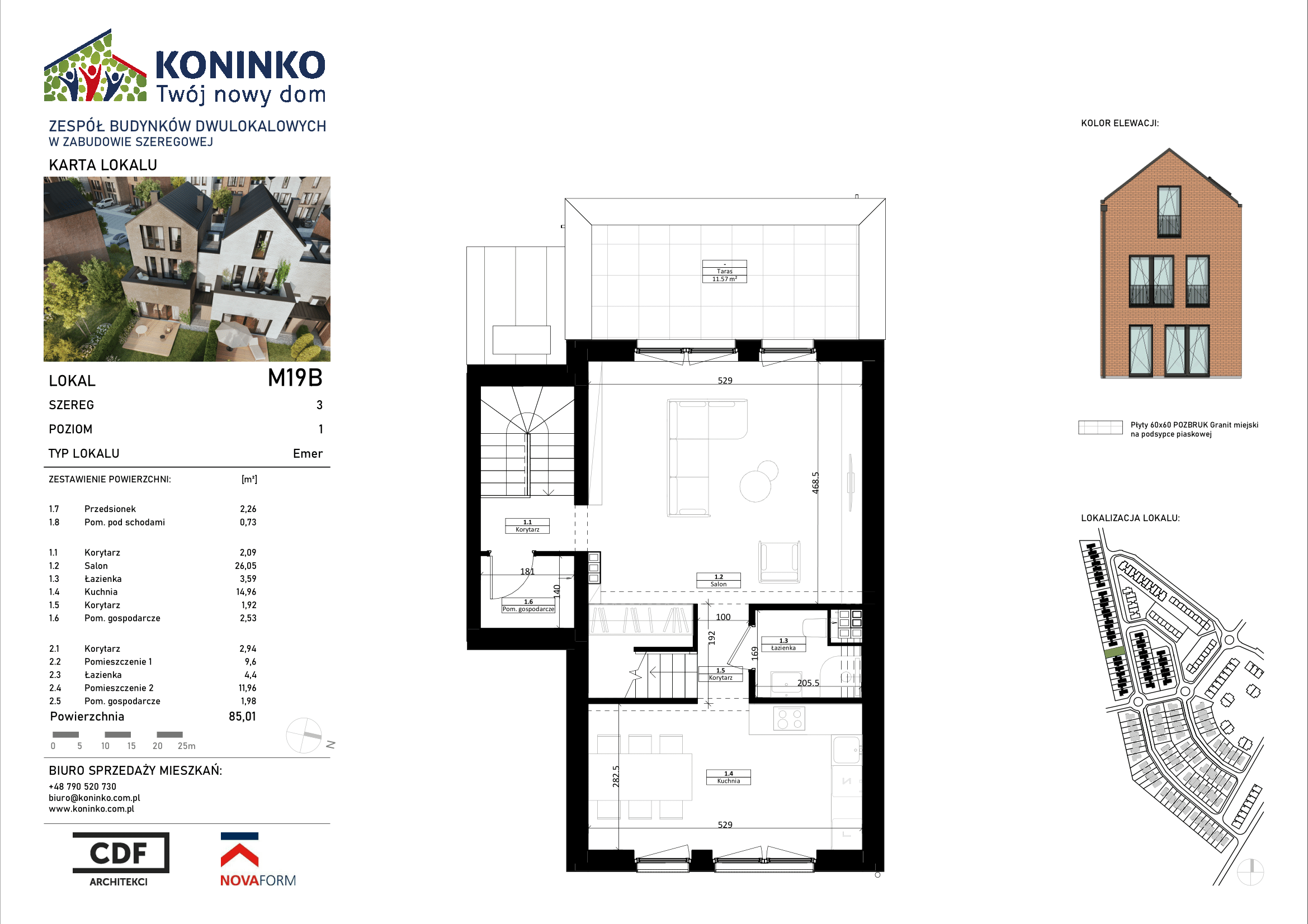 План поверху osiedle-koninko-m19b-poziom1 19.B Koninko